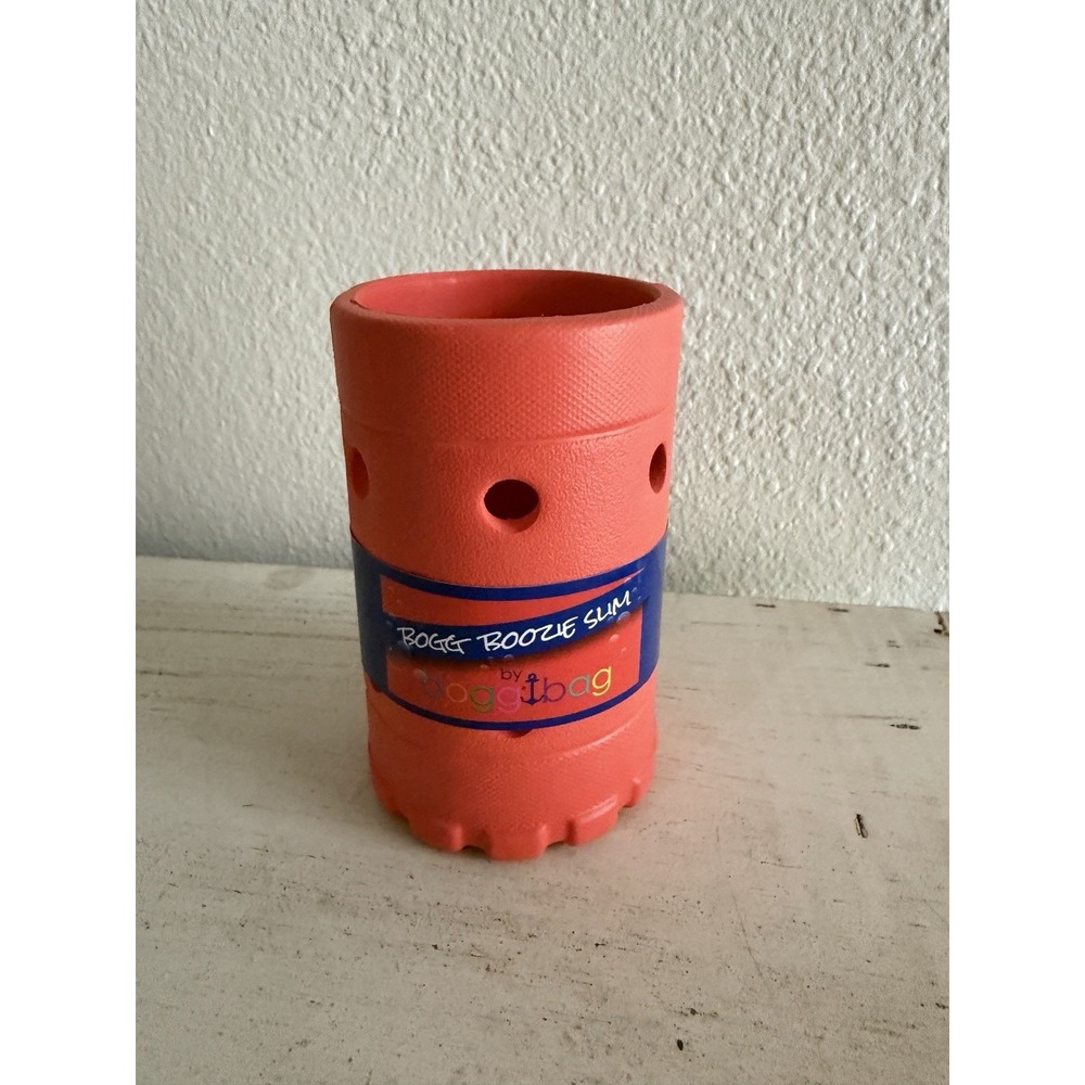 Bogg Bag Boozie Koozie 12 ounce Can Drink Holder Coral Color NEW